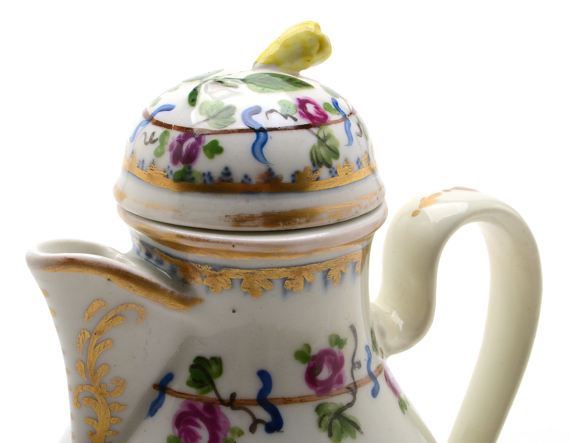 Antique Royal Vienna Porcelain Hot Water Jug