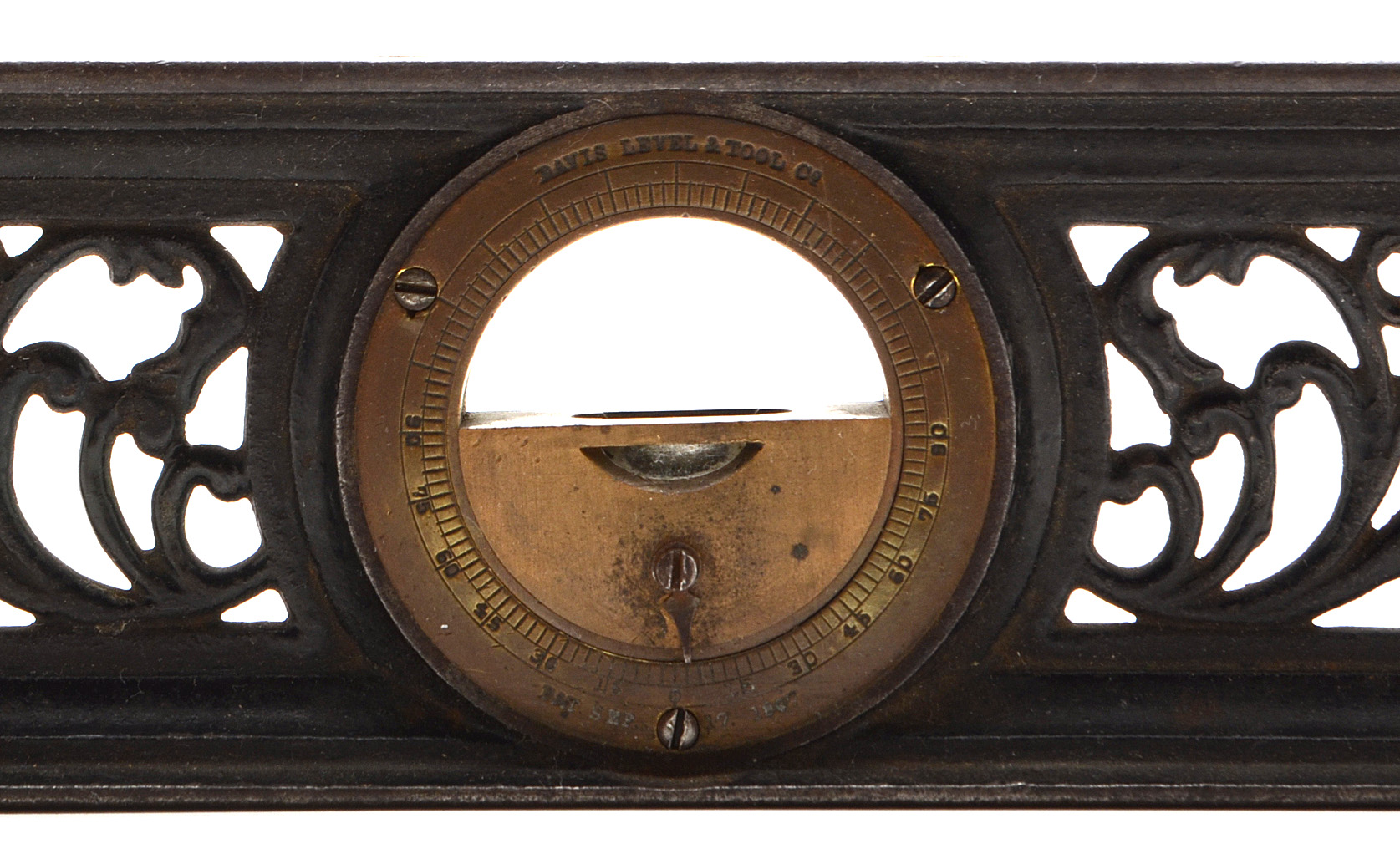 Antique Davis Inclinometer Level and Small Level