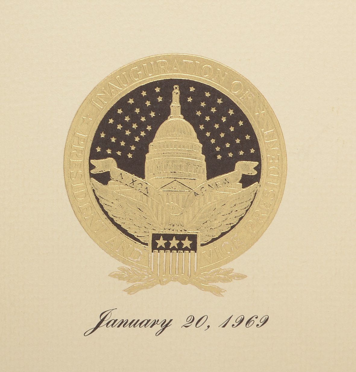 Autographed Spiro Agnew Official Inaugural Program