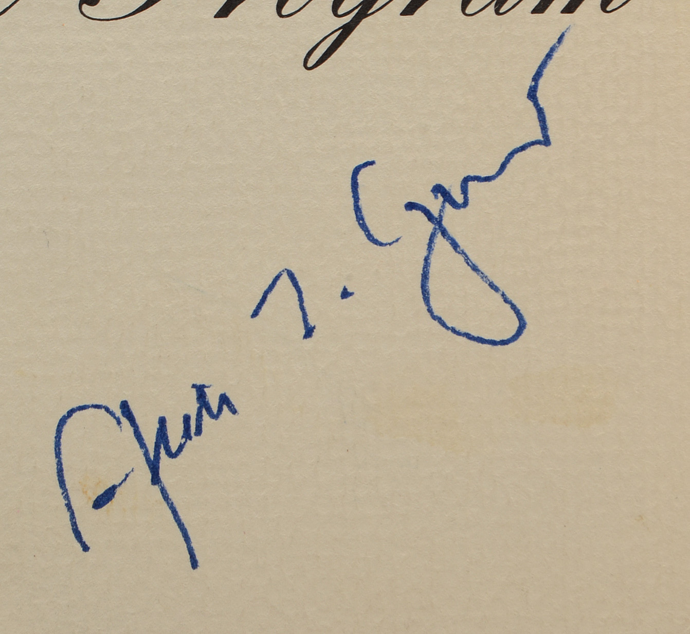 Autographed Spiro Agnew Official Inaugural Program