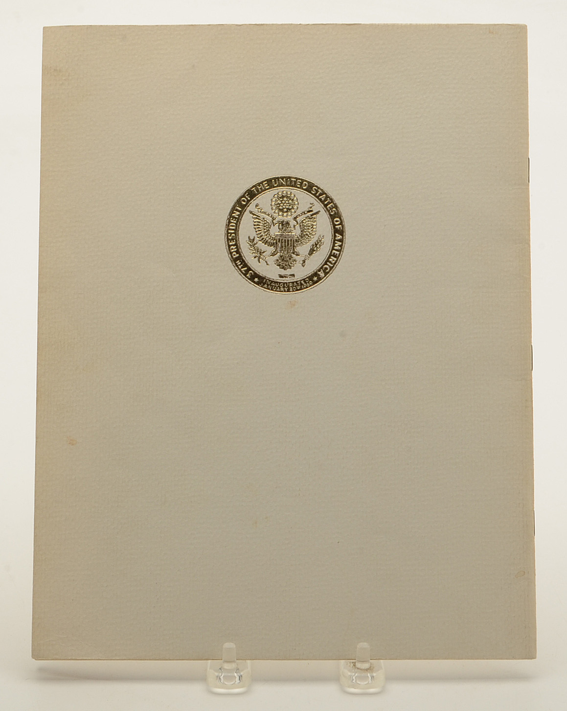 Autographed Spiro Agnew Official Inaugural Program