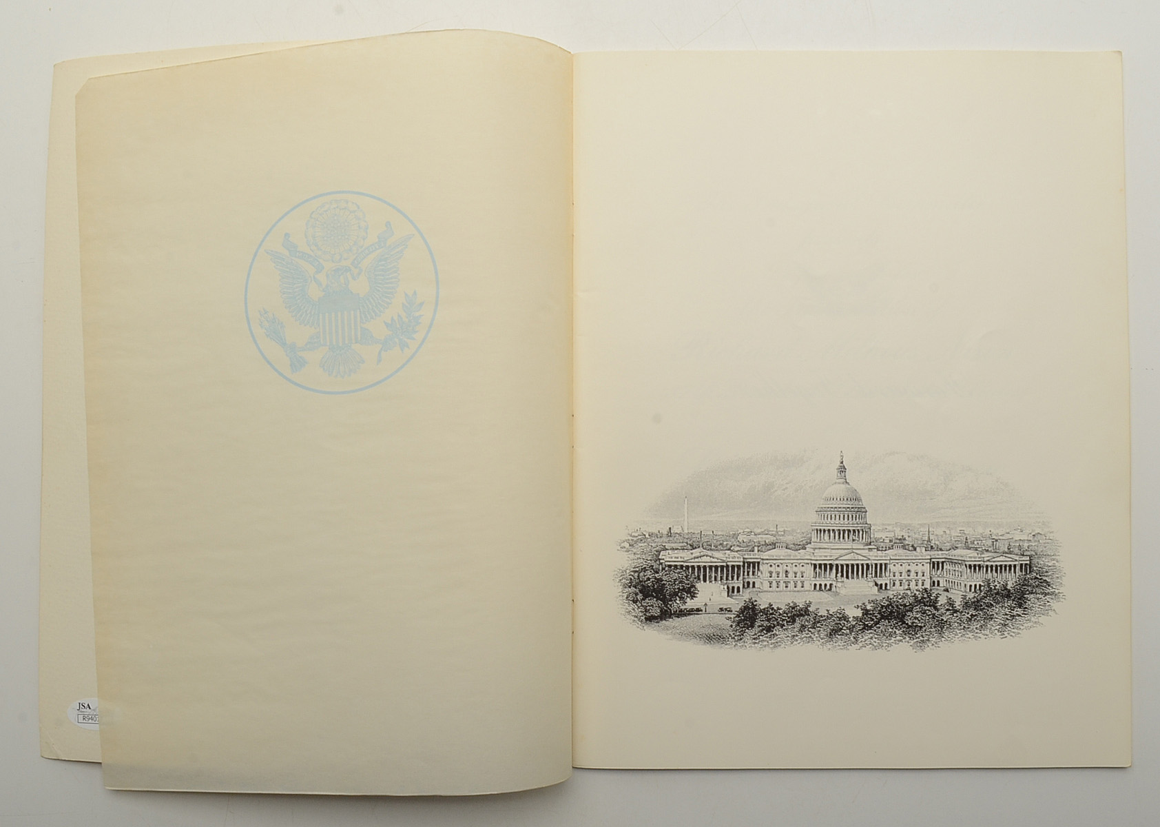 Autographed Spiro Agnew Official Inaugural Program