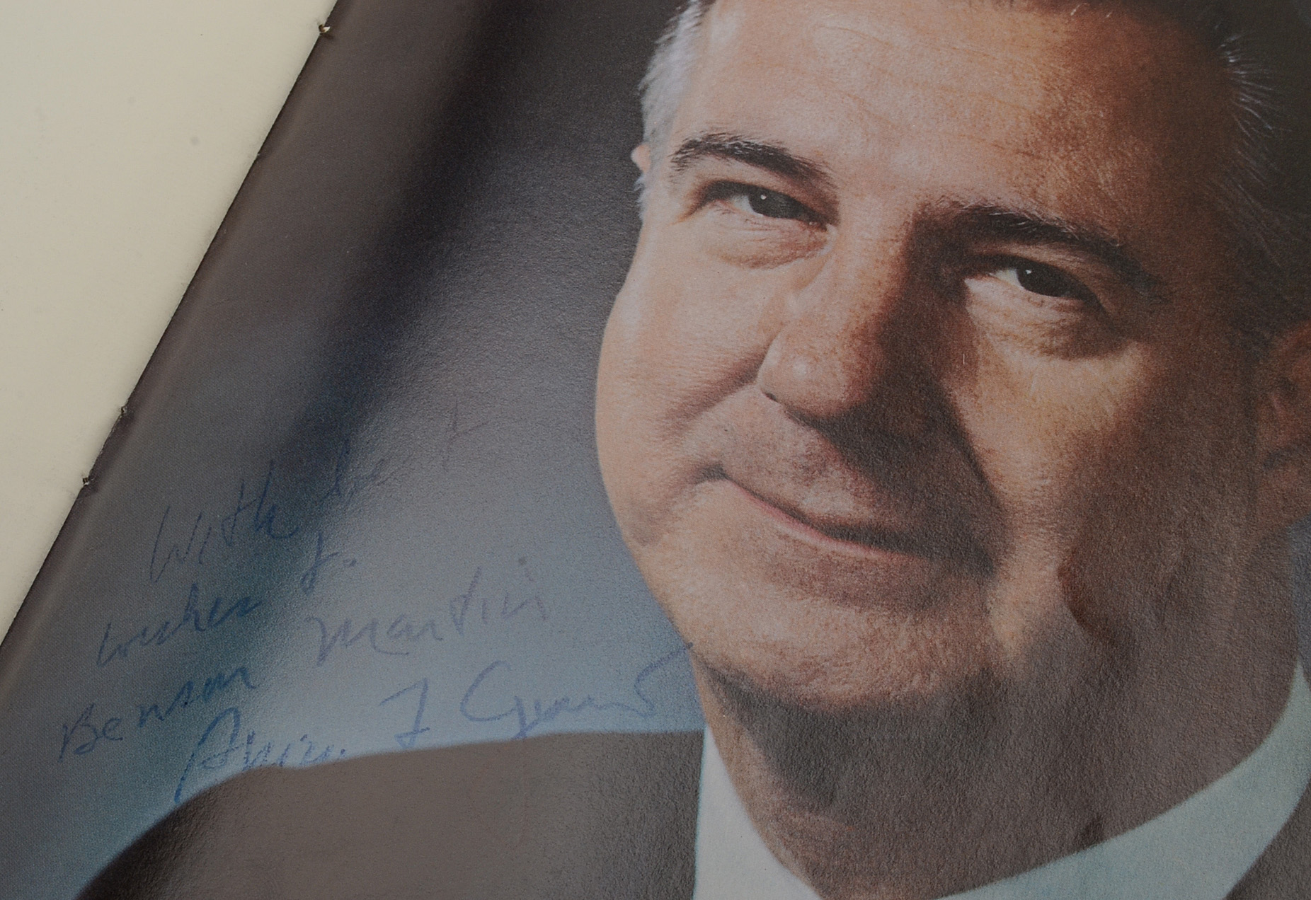 Autographed Spiro Agnew Official Inaugural Program