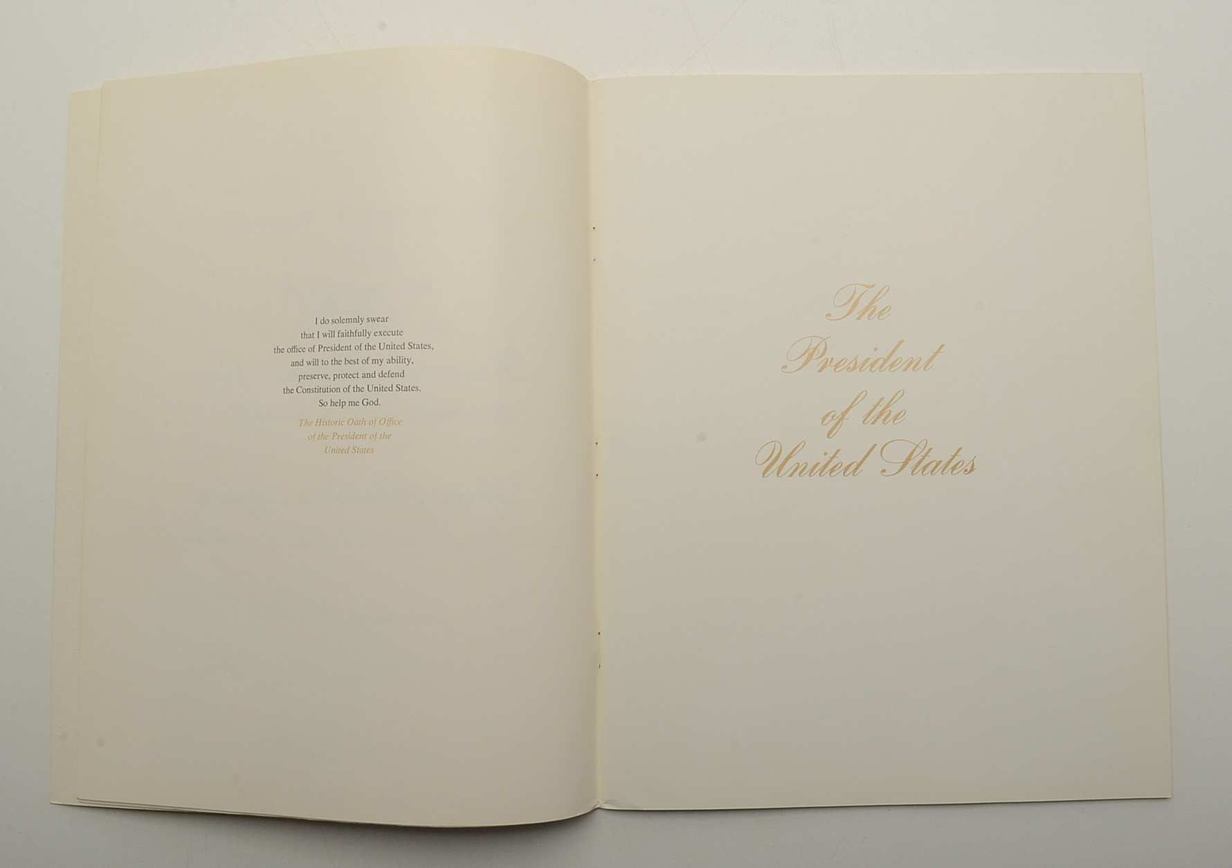 Autographed Spiro Agnew Official Inaugural Program