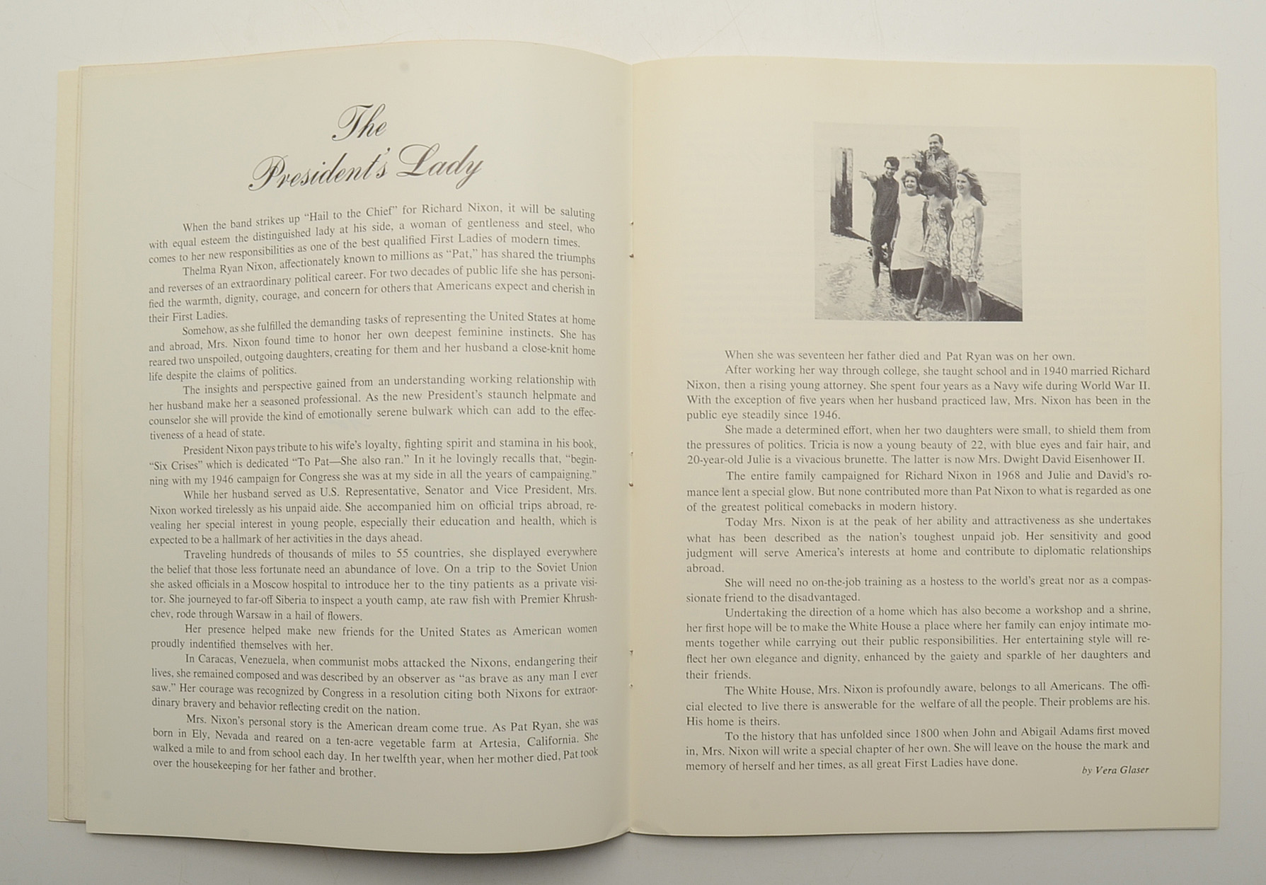 Autographed Spiro Agnew Official Inaugural Program