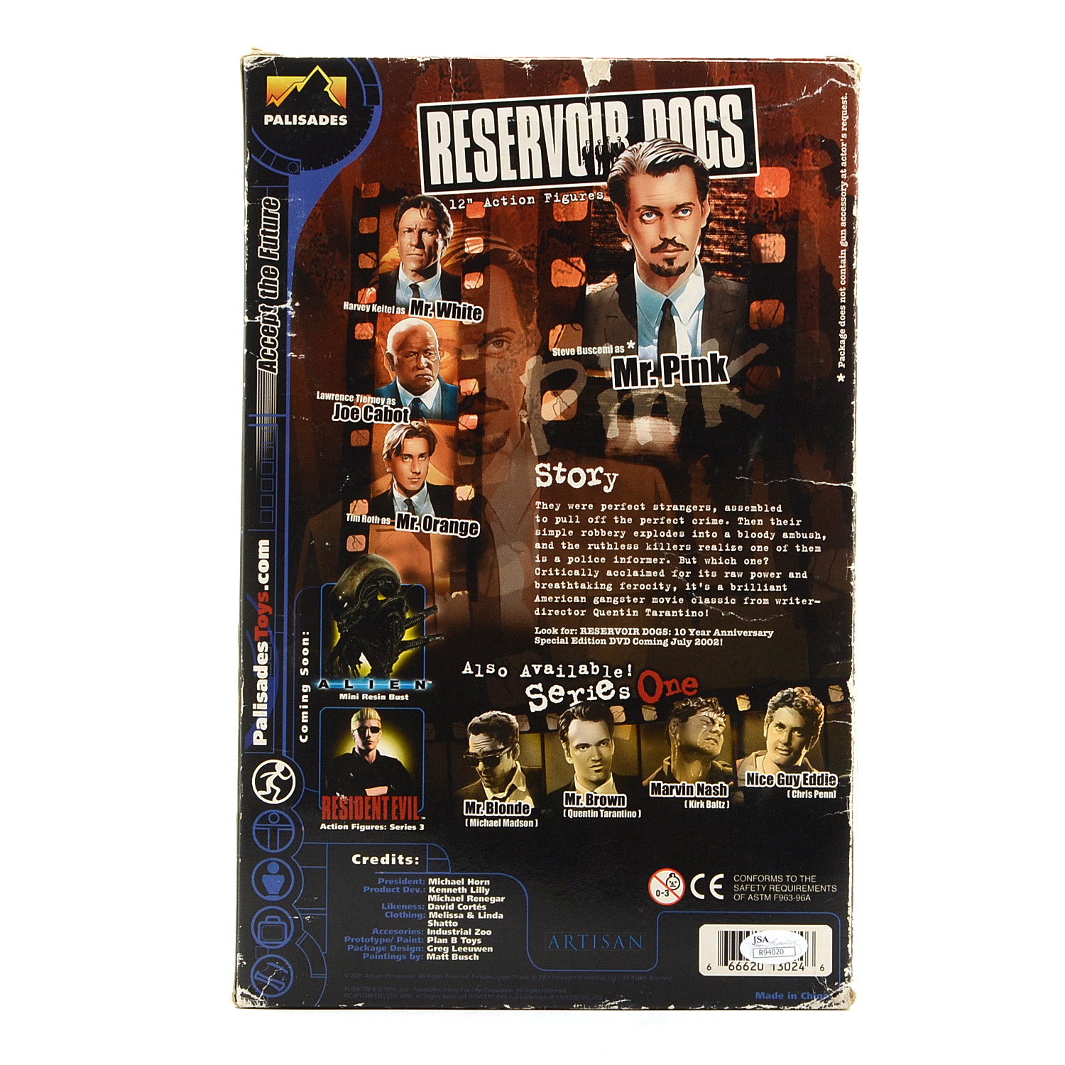 Autographed Steve Buscemi "Reservoir Dogs" Action Figure