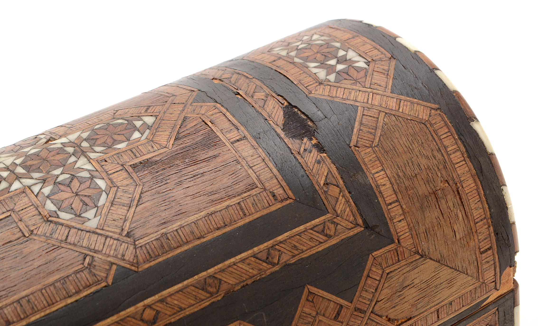 Moroccan Style Inlaid Wood Casket Box