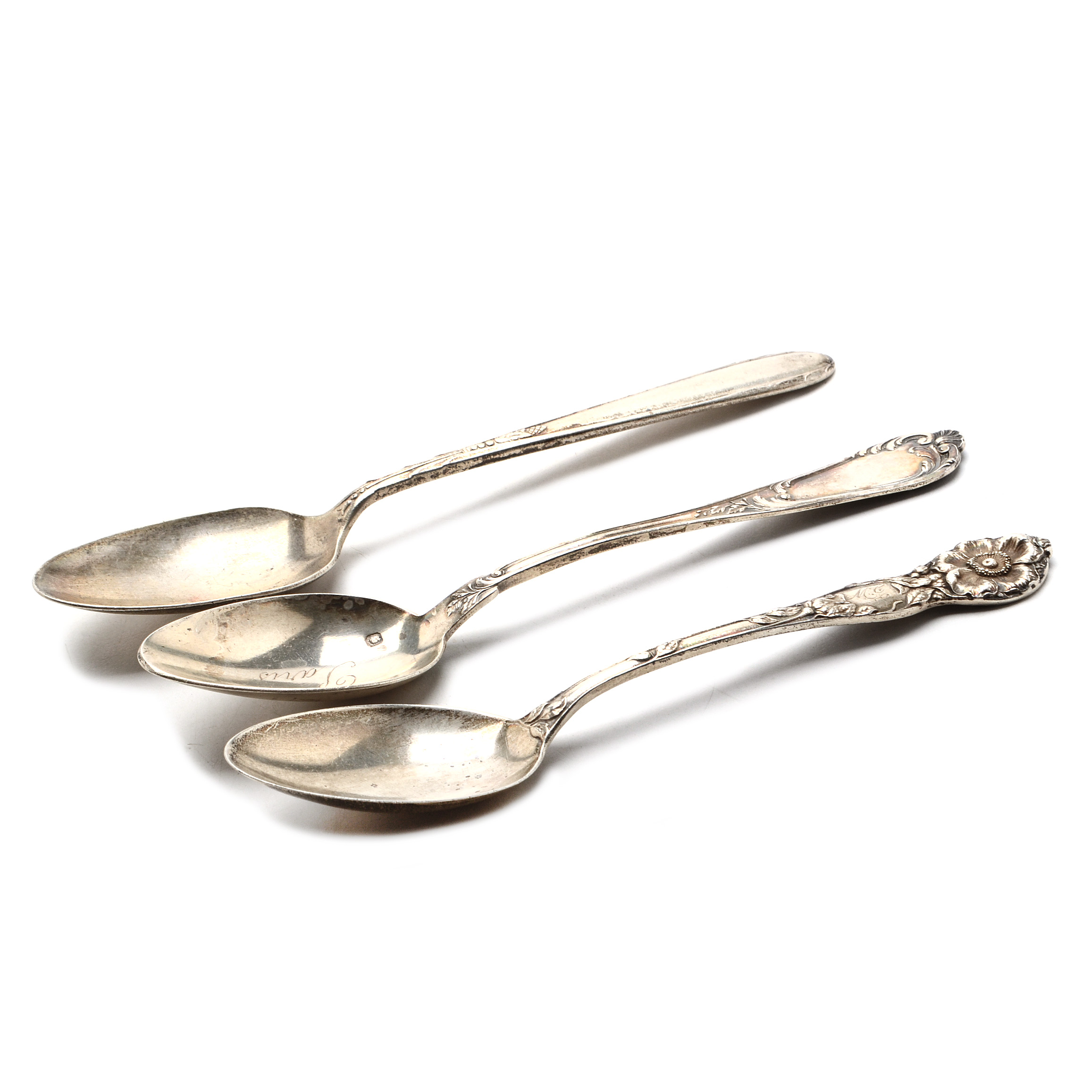 Vintage Sterling Silver Spoon Assortment