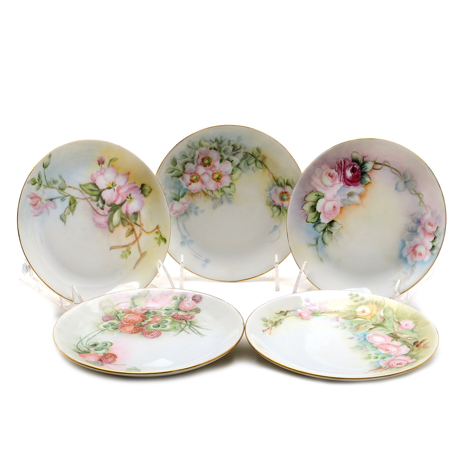 Hutschenreuther Hand Painted Plates