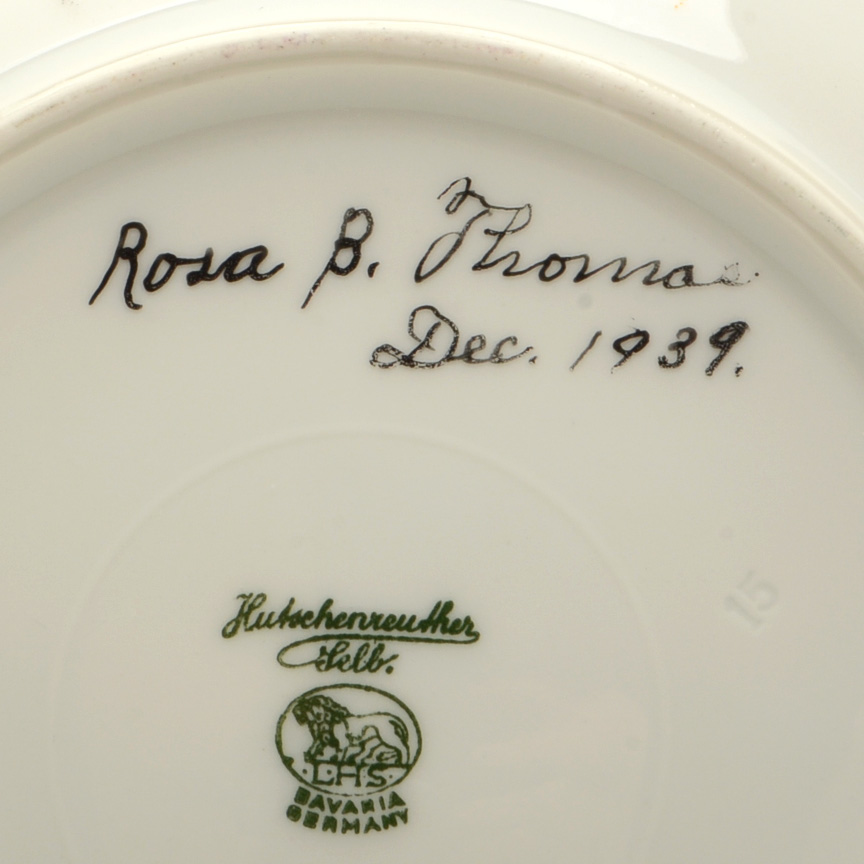Hutschenreuther Hand Painted Plates