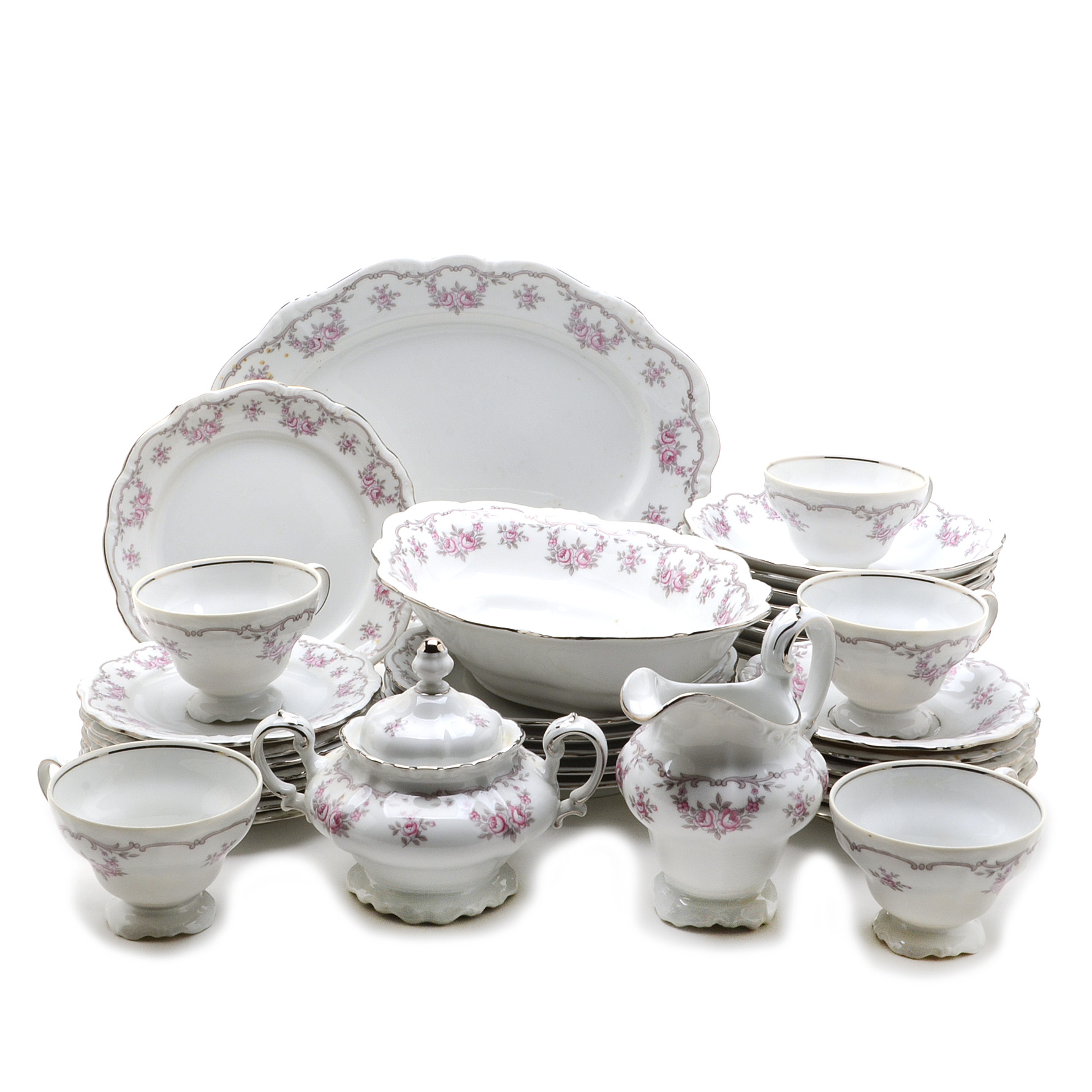 Collection of Vintage "Petit Point" Haviland China