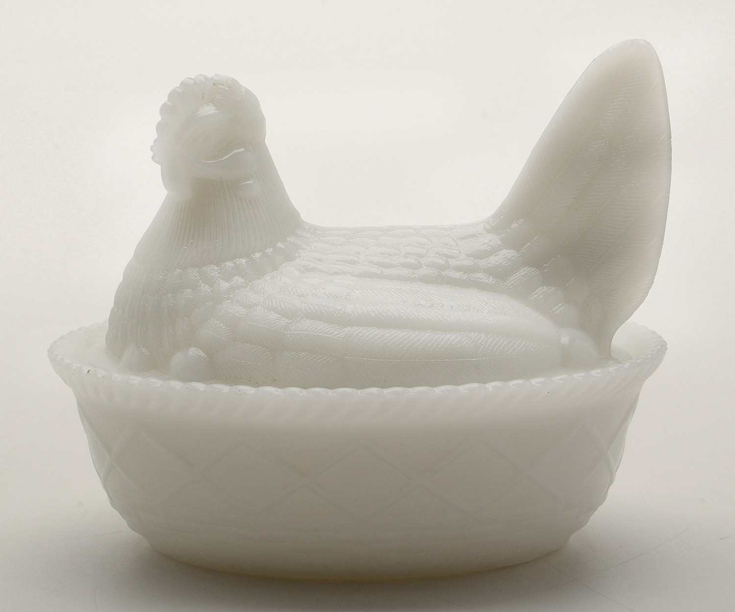 Collection Vintage Glass Hens, Rabbits, and Birds