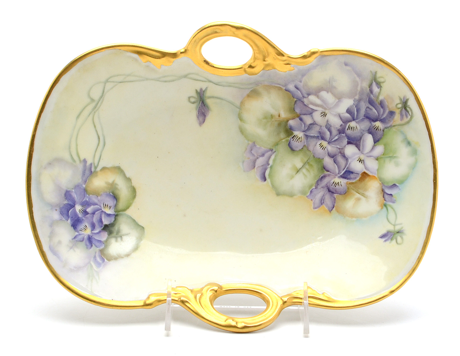 Amateur Hand Painted Porcelain Tea Set