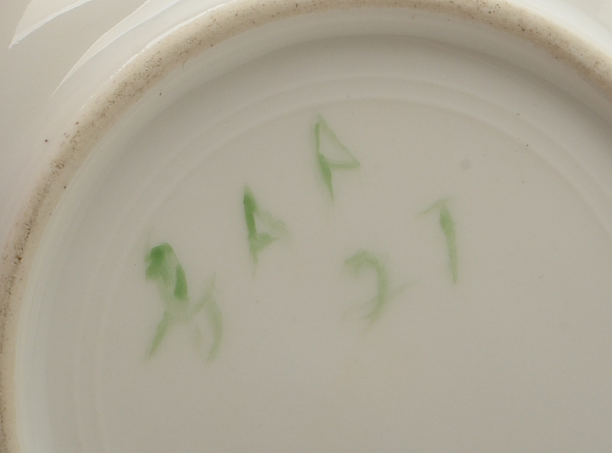 Amateur Hand Painted Porcelain Tea Set