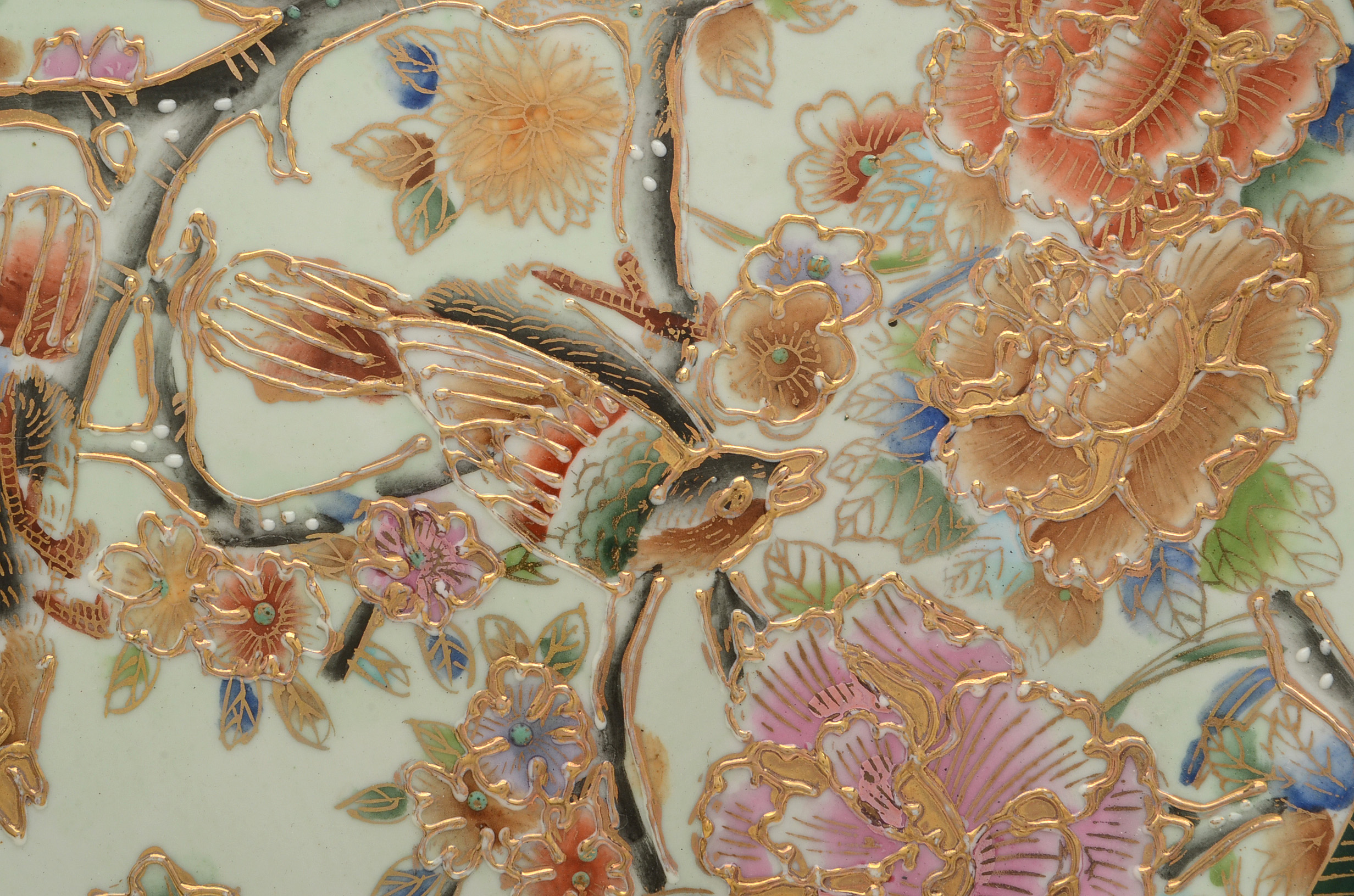 Two Japanese Satsuma Plates