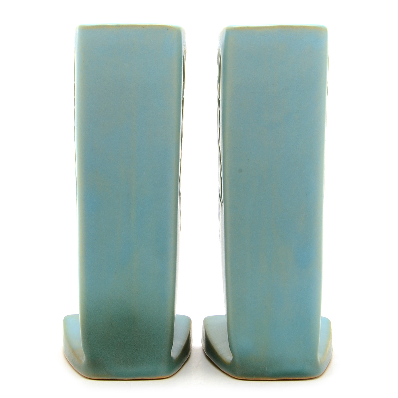 Pair of Roseville "Silhouette" Pottery Vases