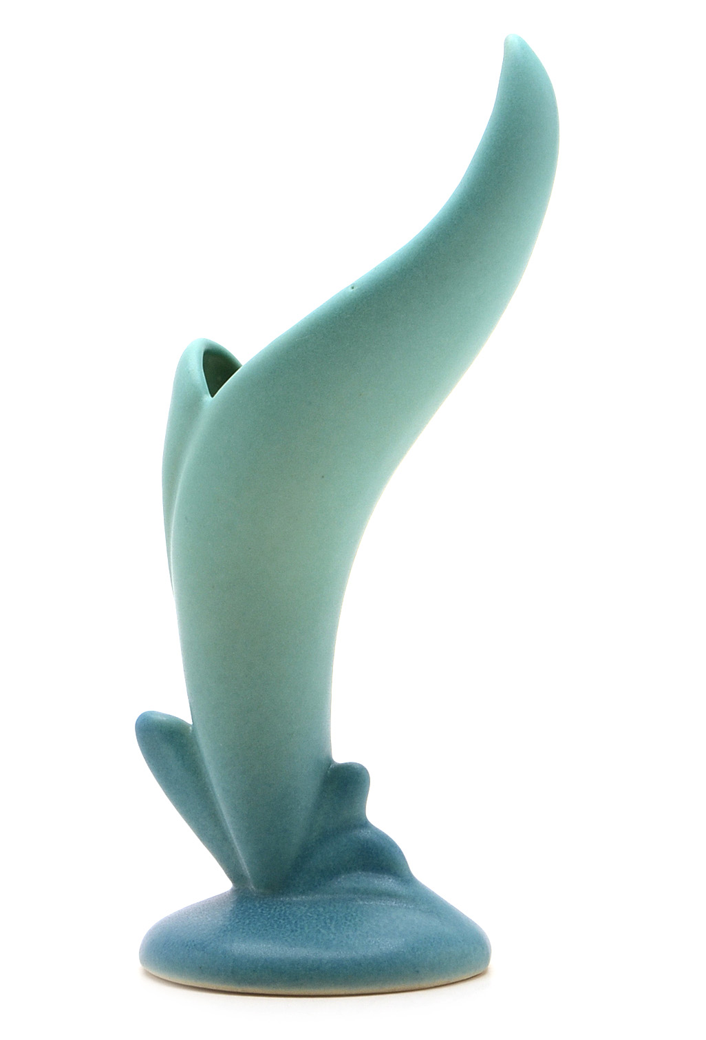 Van Briggle Ming Blue Calla Lily Vase