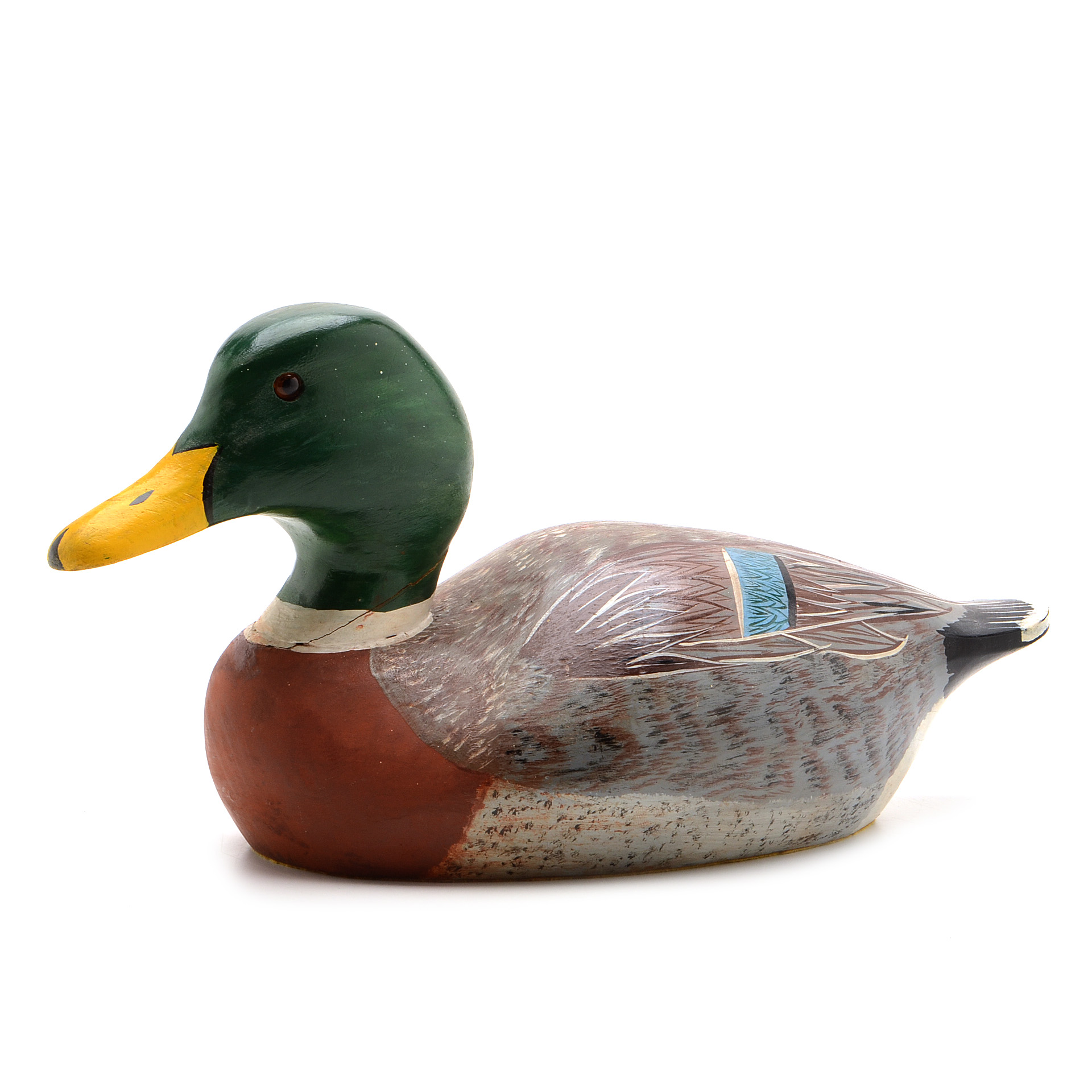 Hand Painted Duck Decoy