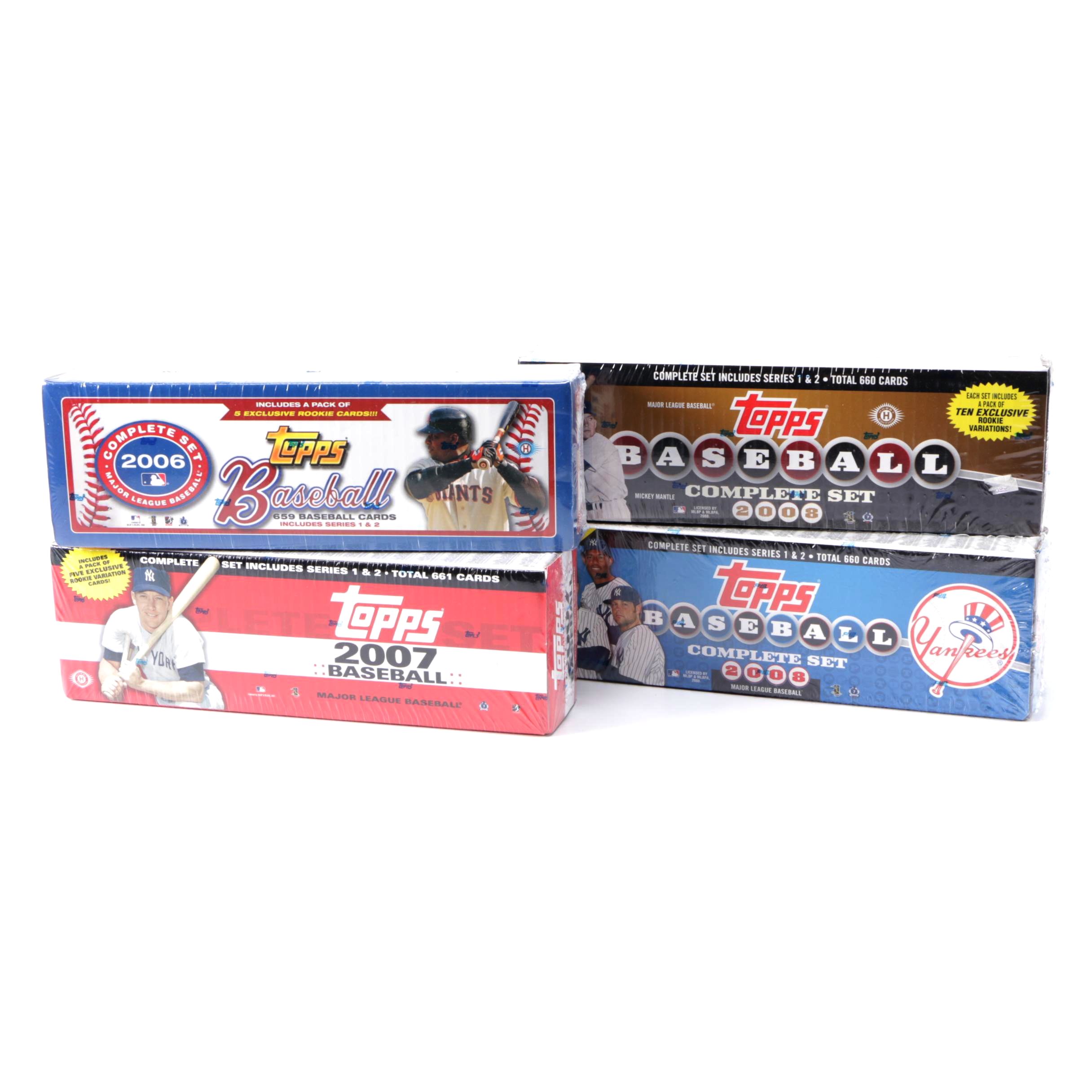 2006-2008 Topps Baseball Cards Sets