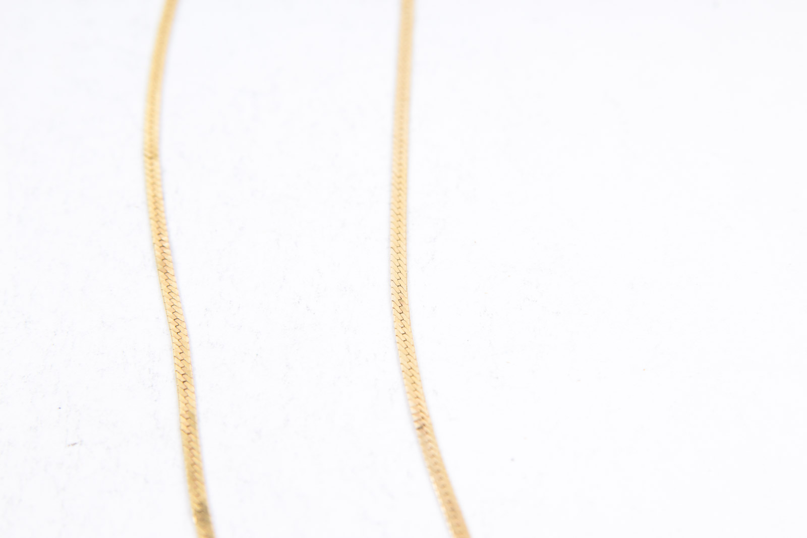 14K Gold Cross Pendant and Necklace