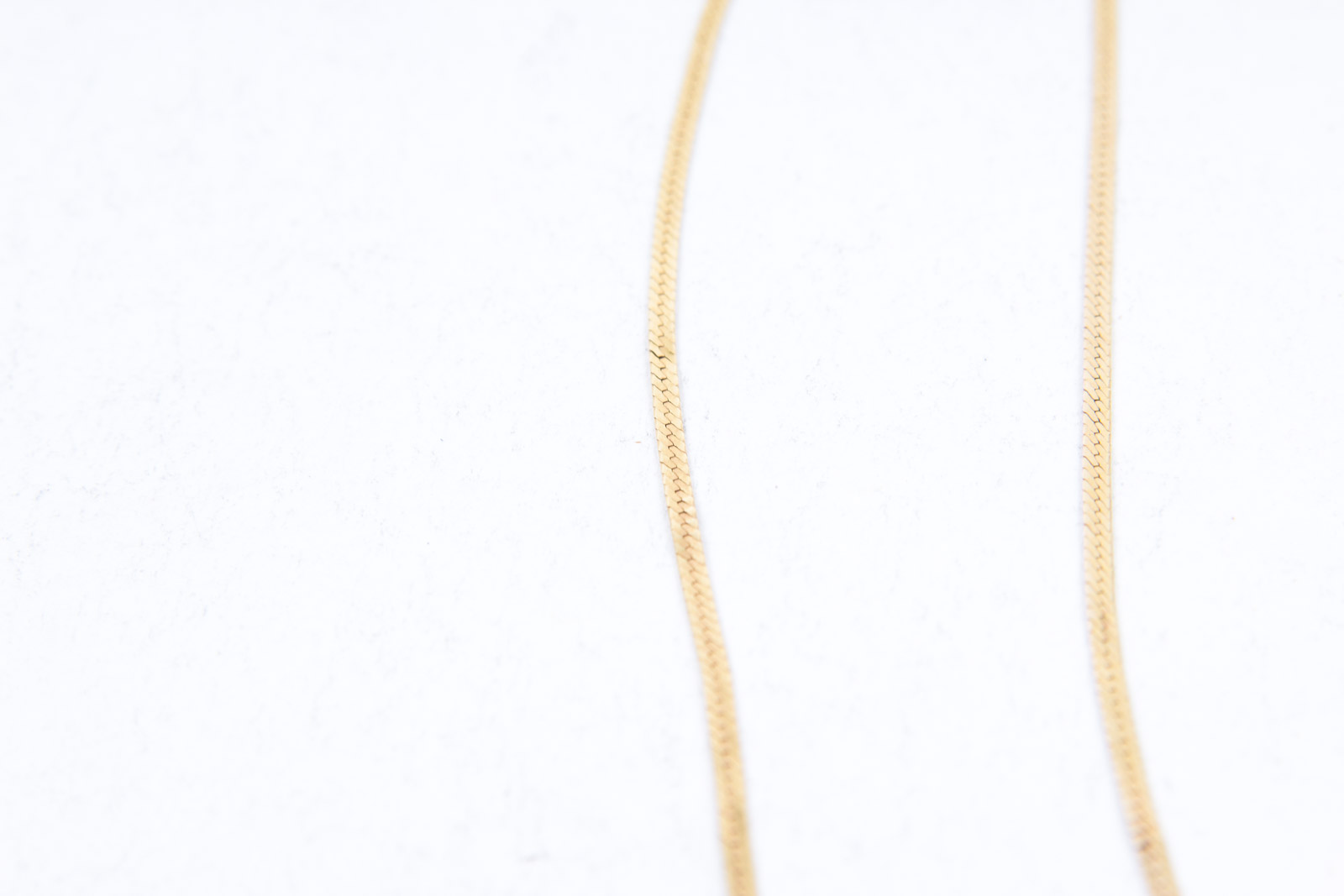 14K Gold Cross Pendant and Necklace