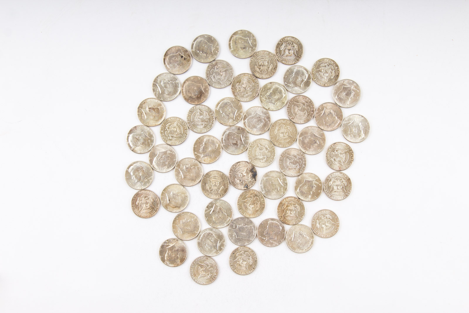 Grouping of 1964 Kennedy Silver Half Dollars