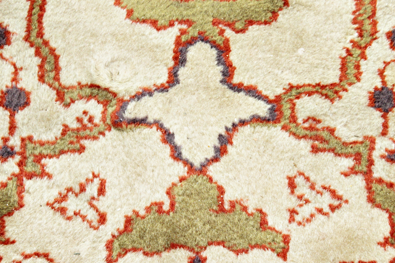 Hand-Knotted Indian Area Rug