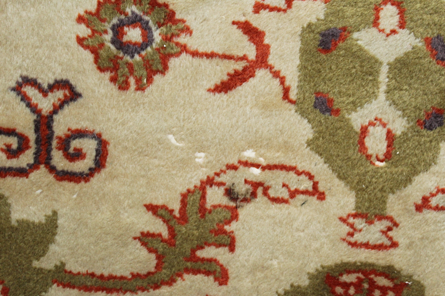 Hand-Knotted Indian Area Rug