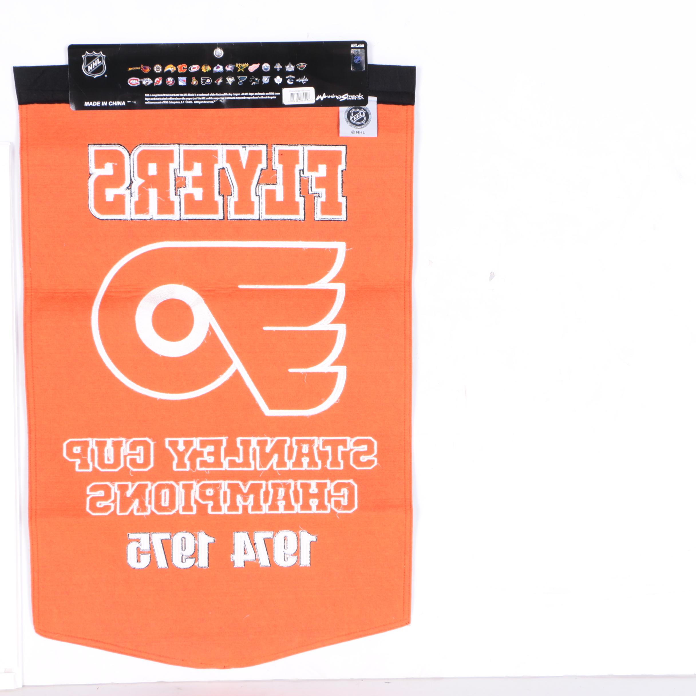Philadelphia Flyers 1974-'75 Stanley Cup Champions Flags