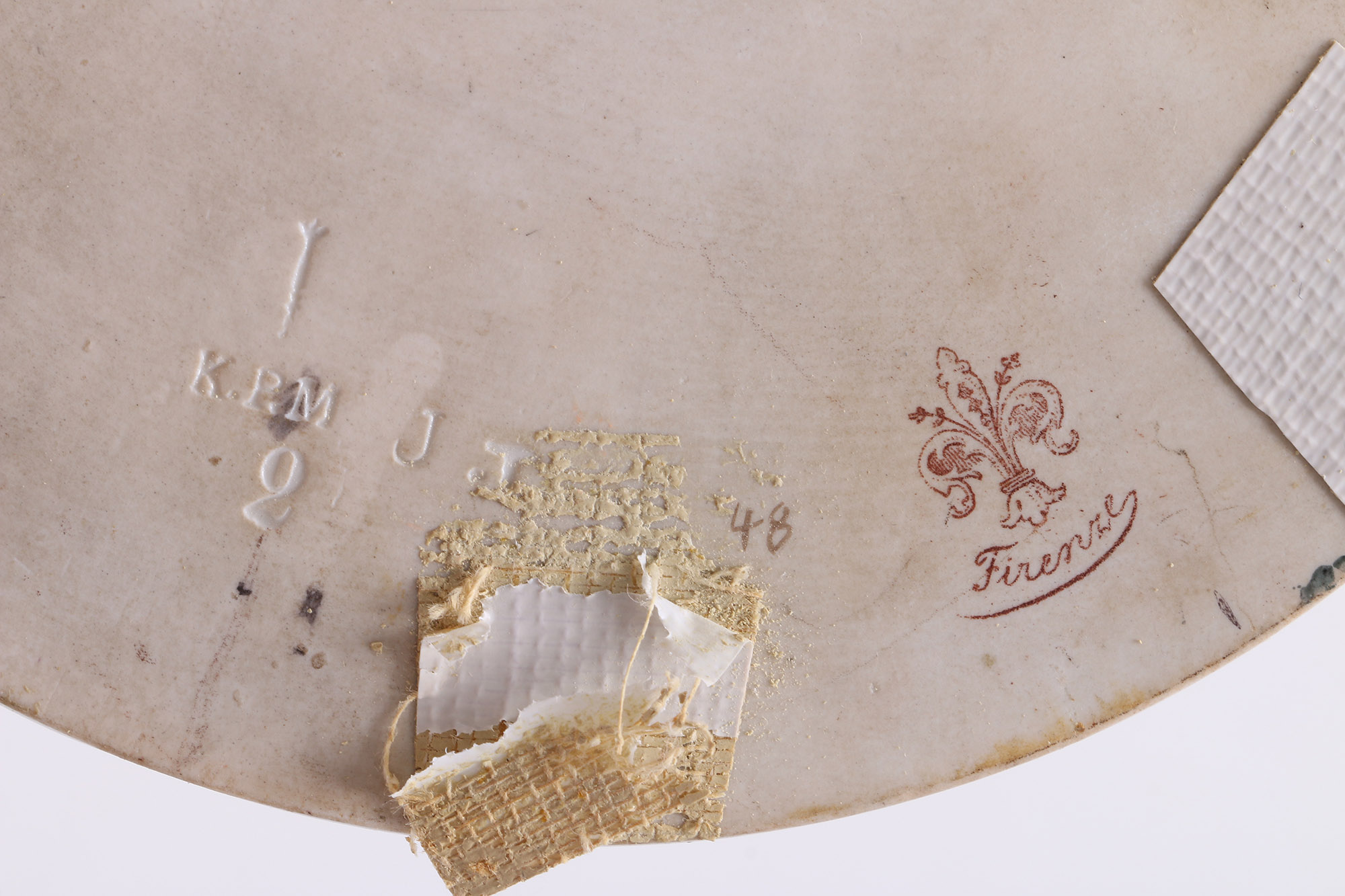 Antique KPM Portait Plaques of Virgin Mary