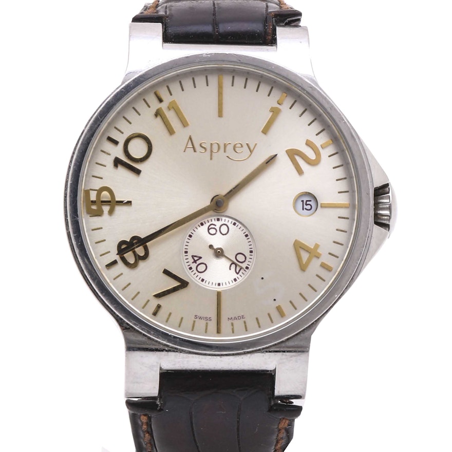 Asprey Stainless Steel Automatic Wristwatch