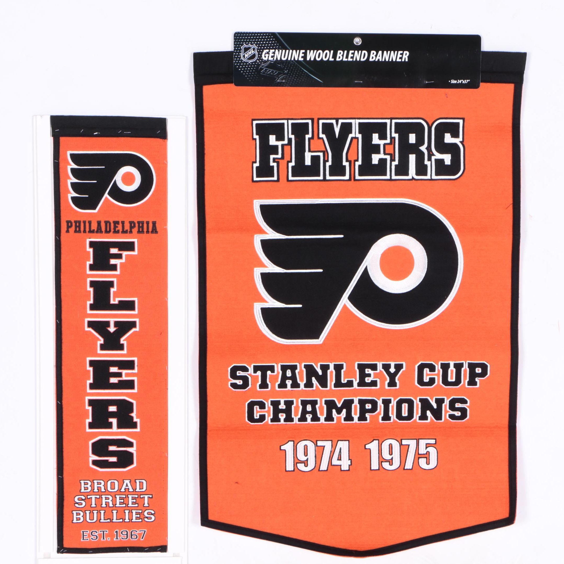 Philadelphia Flyers 1974-'75 Stanley Cup Champions Flags