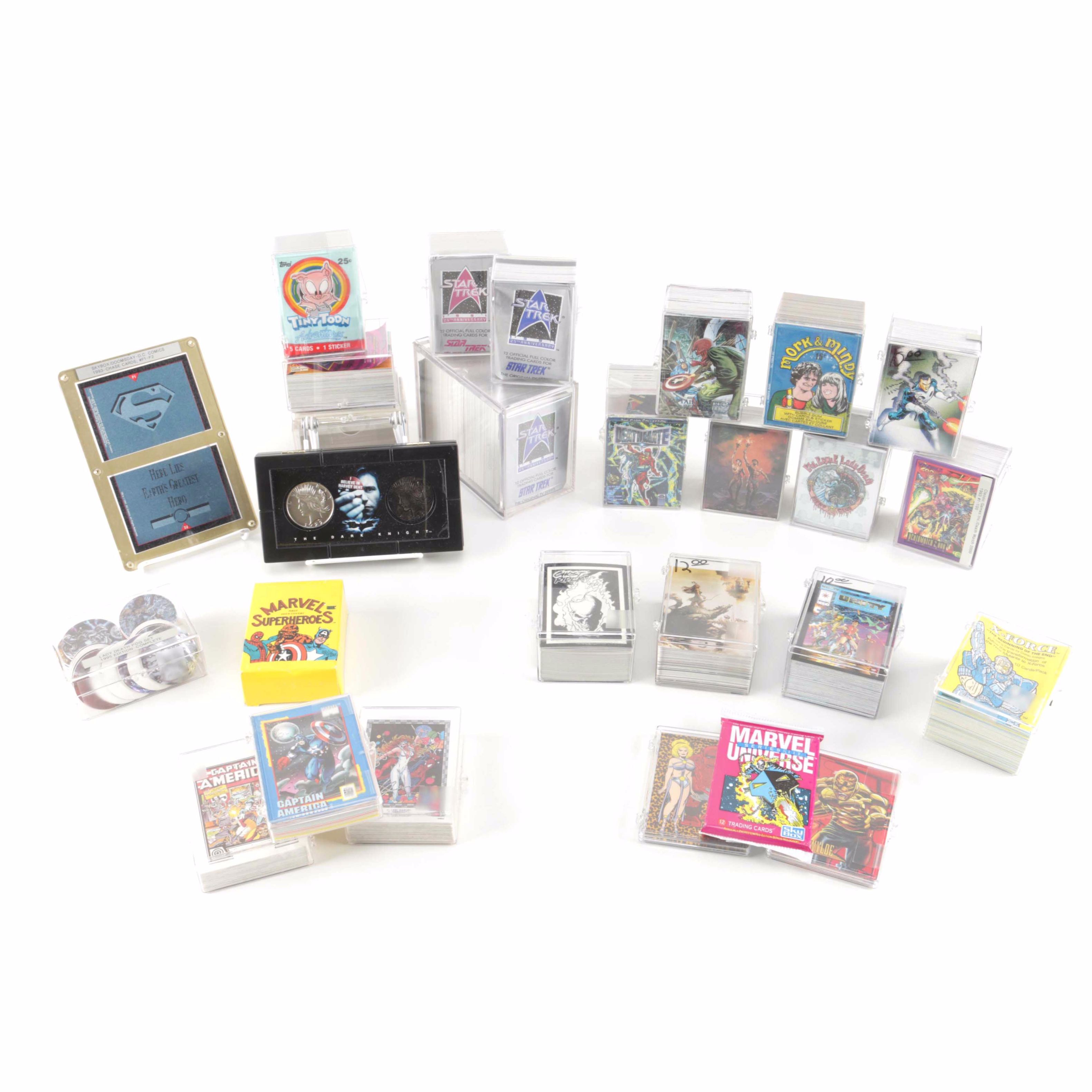 Assortment of Pop Culture Trading Cards