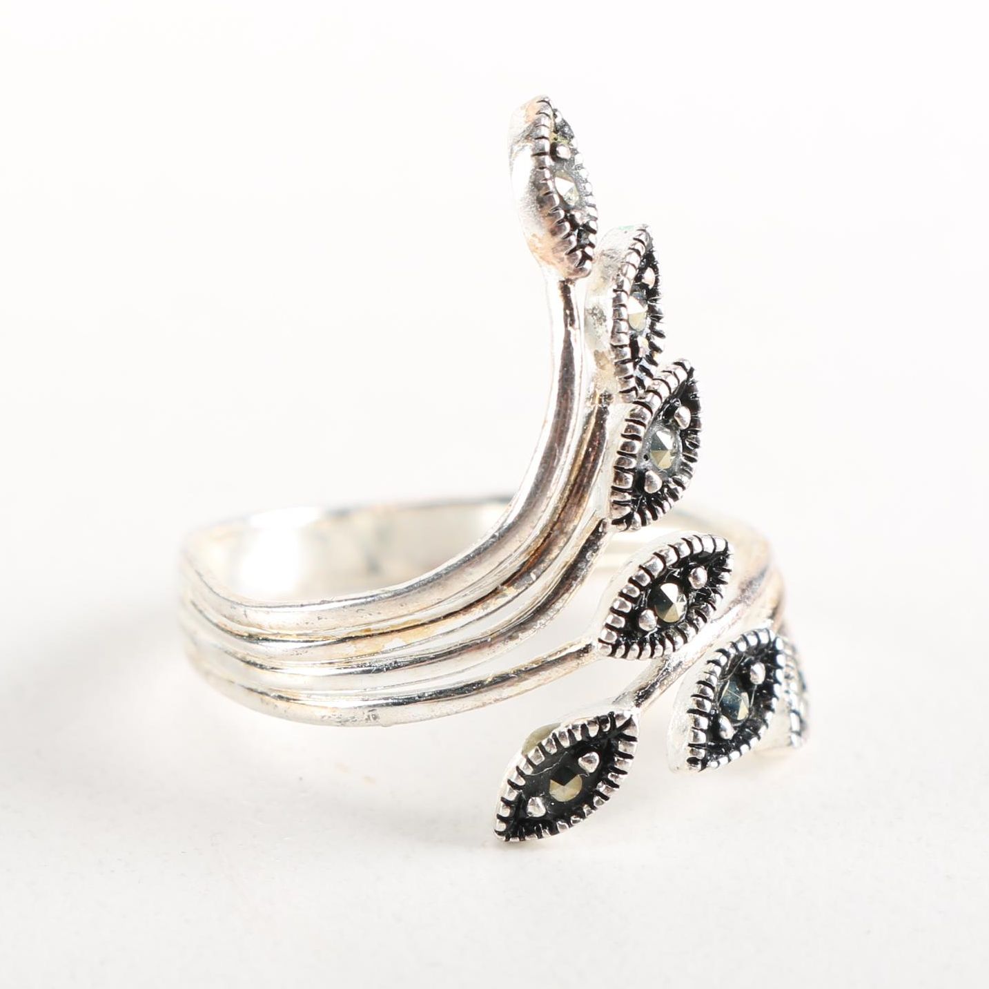 Sterling Silver Jewelry Including a Pair of Chandelier Earrings