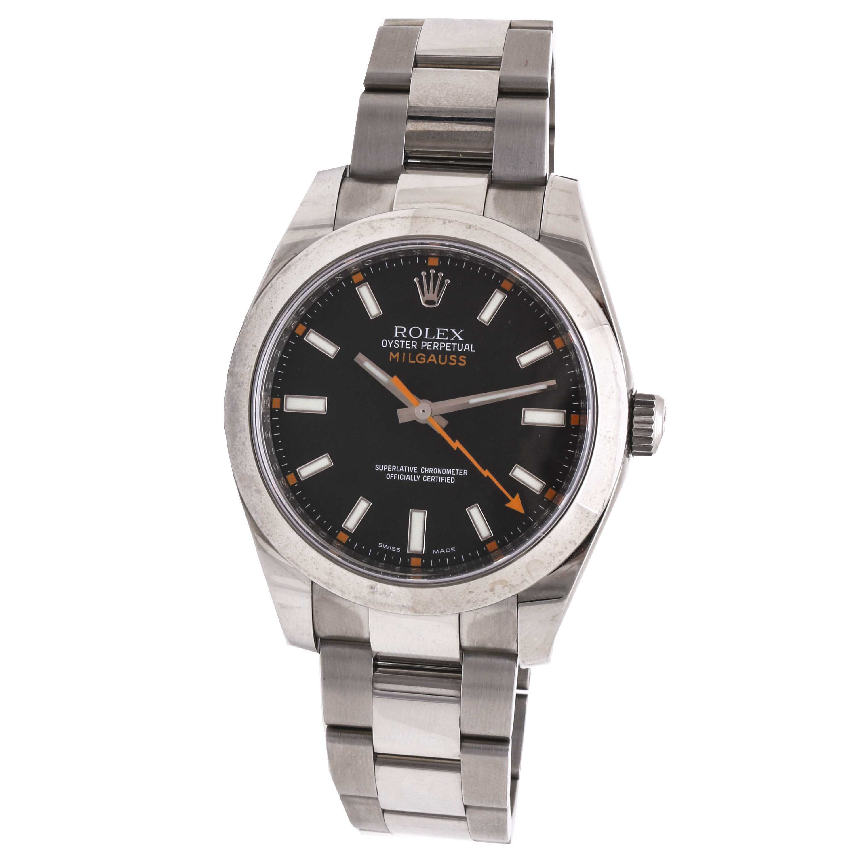 Rolex Milgauss Stainless Steel Watch