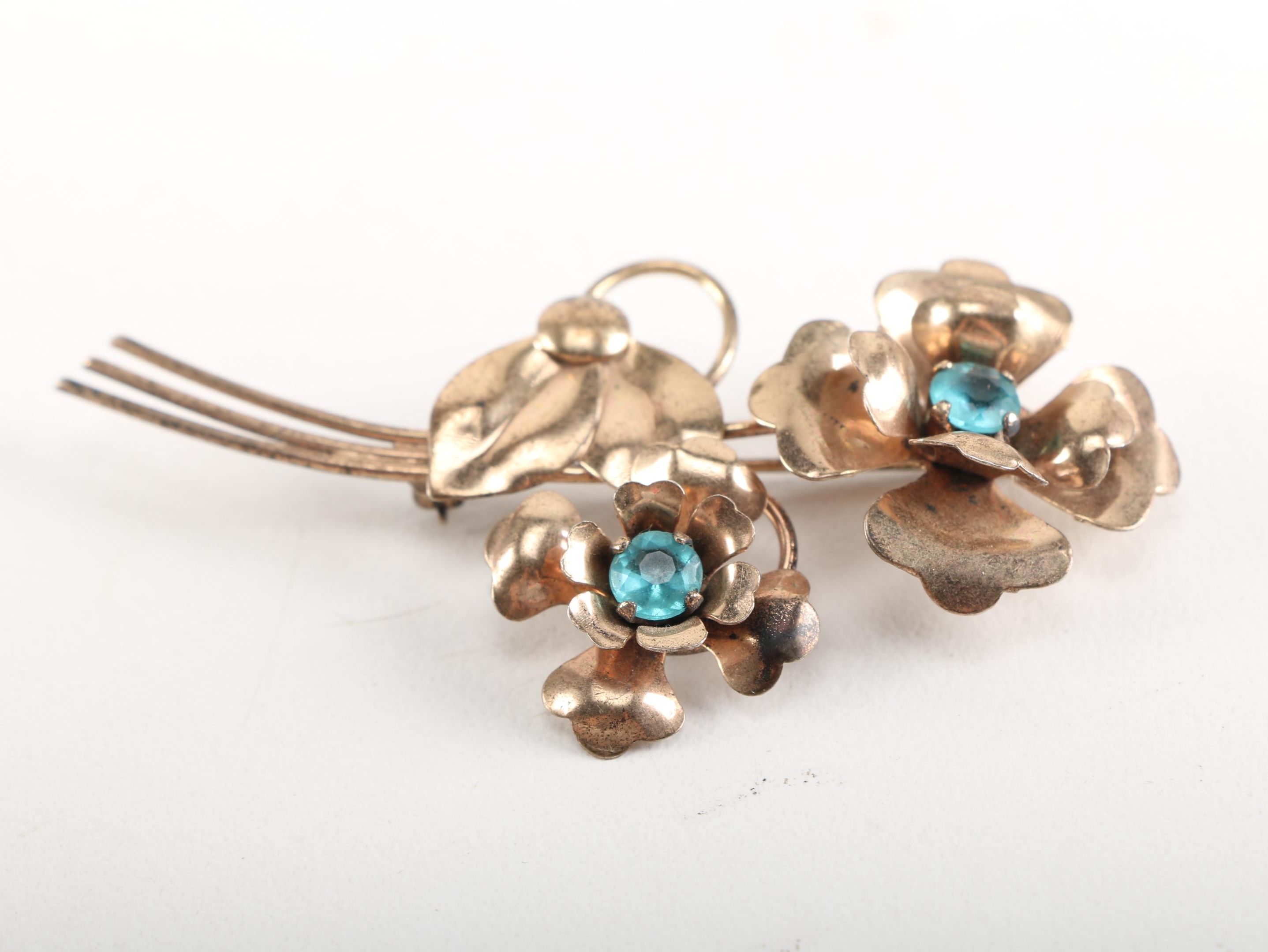 Sterling Silver Jewelry Including a Pair of Chandelier Earrings