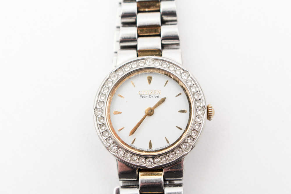 Citizen Eco Drive With Swarovski Crystal Watch