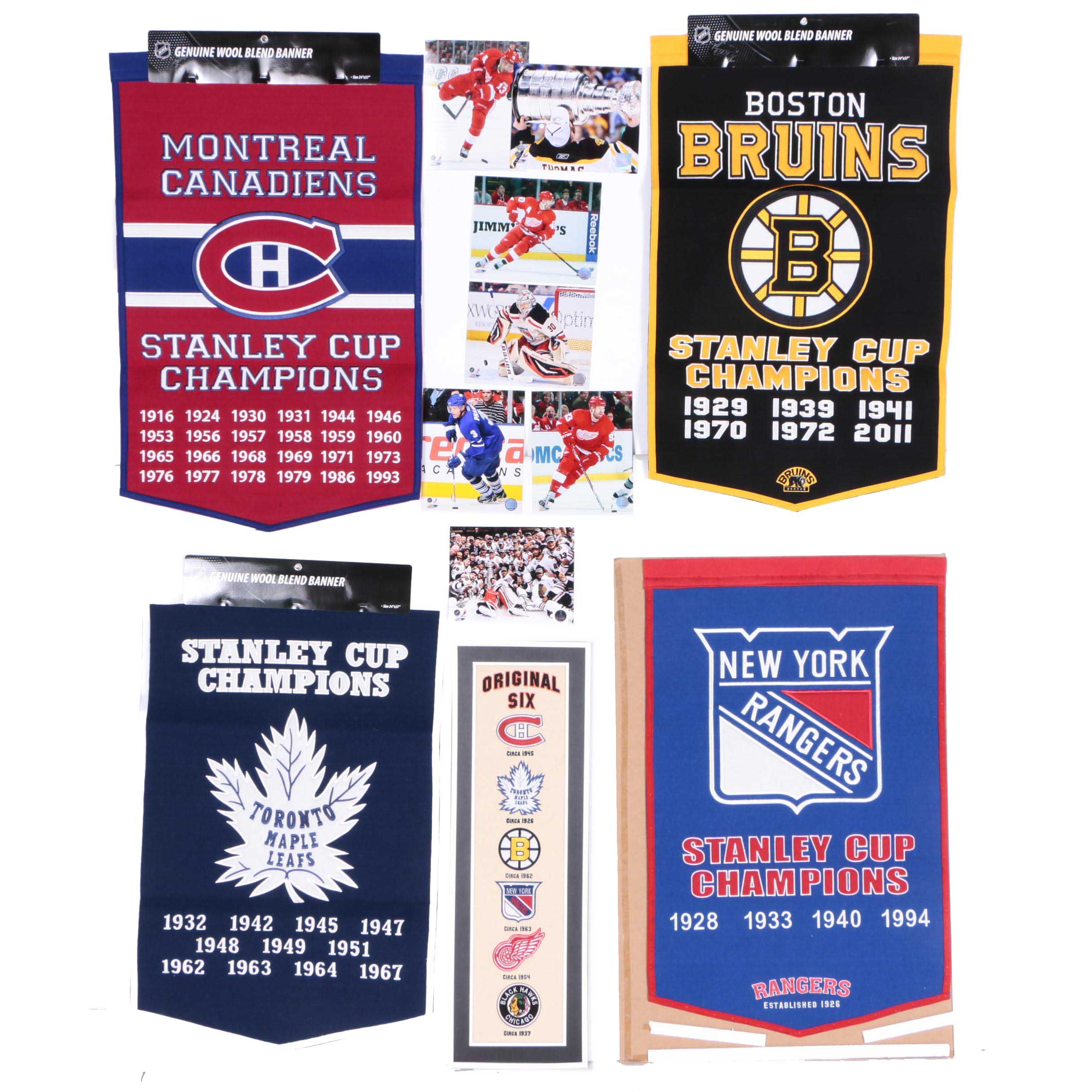 NHL Banners and Photographs