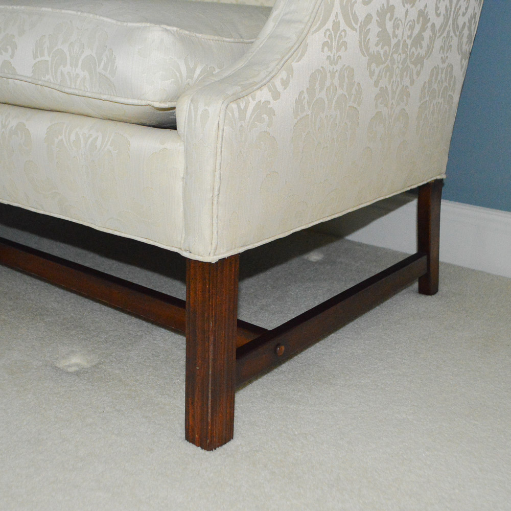 Chippendale Style Camelback Sofa by Clayton Marcus