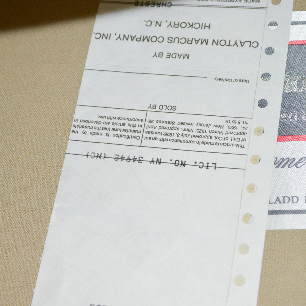 Chippendale Style Camelback Sofa by Clayton Marcus