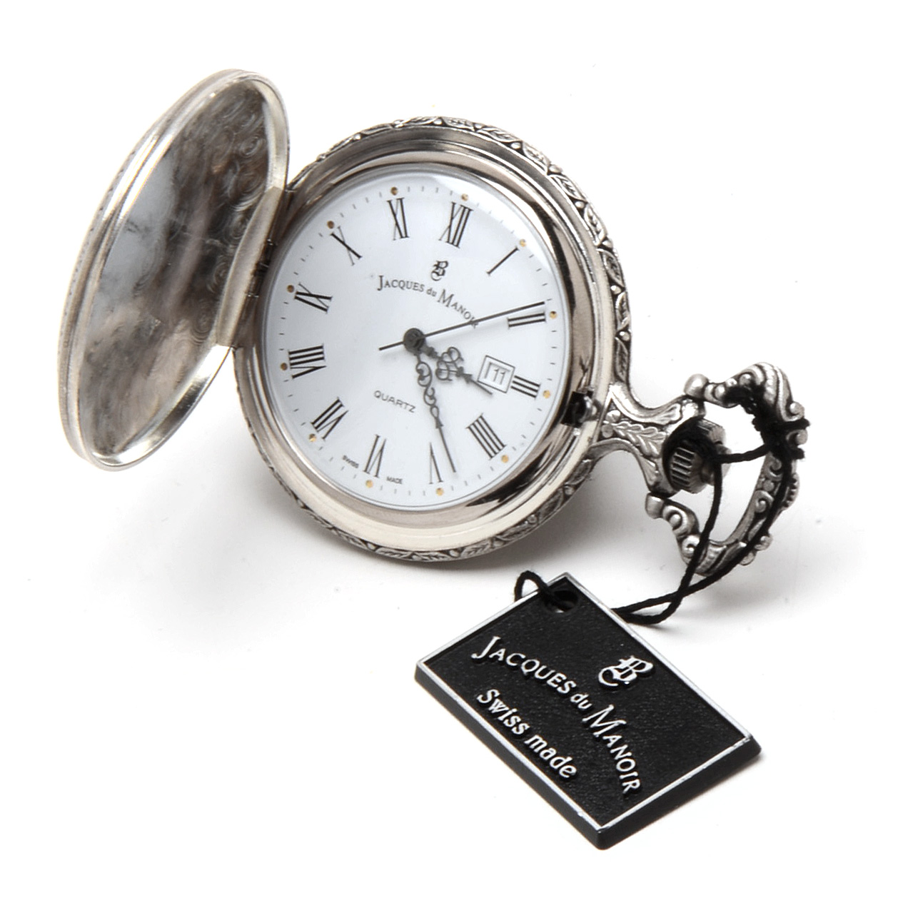 Jacques du Manoir Bolux Silver Tone Pocket Watches