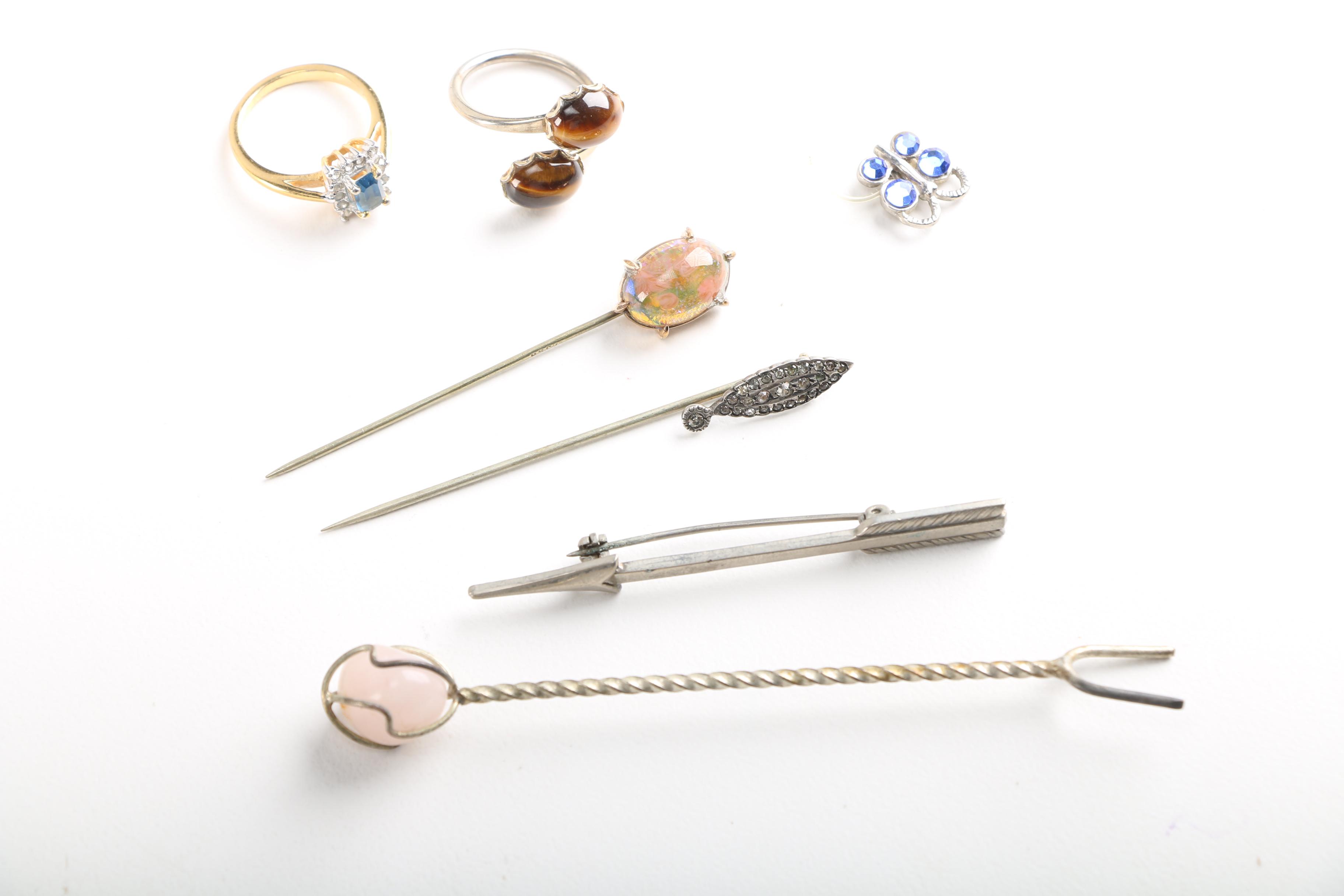 Costume Jewelry Including Bolo Tie