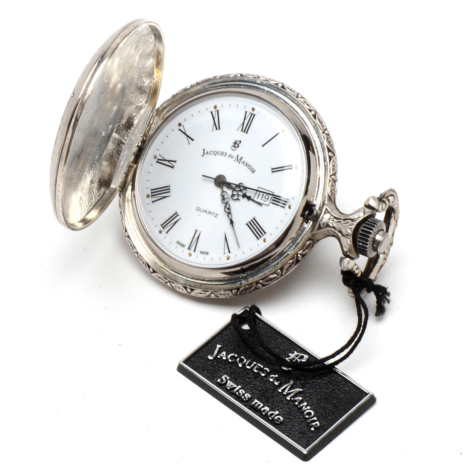 Jacques du Manoir Bolux Silver Tone Pocket Watches