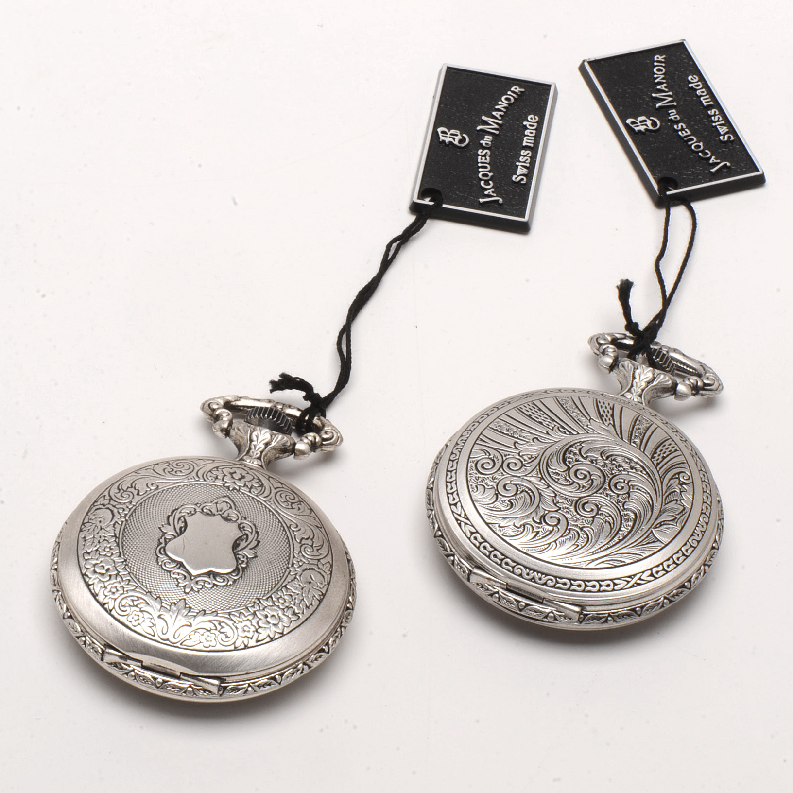 Jacques du Manoir Bolux Silver Tone Pocket Watches