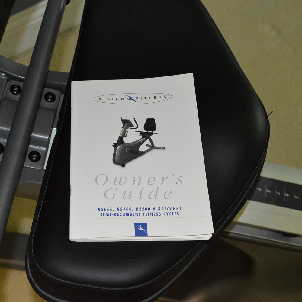 Vision Fitness Semi-Recumbant Exercise Bike