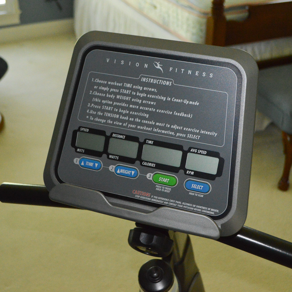Vision Fitness Semi-Recumbant Exercise Bike