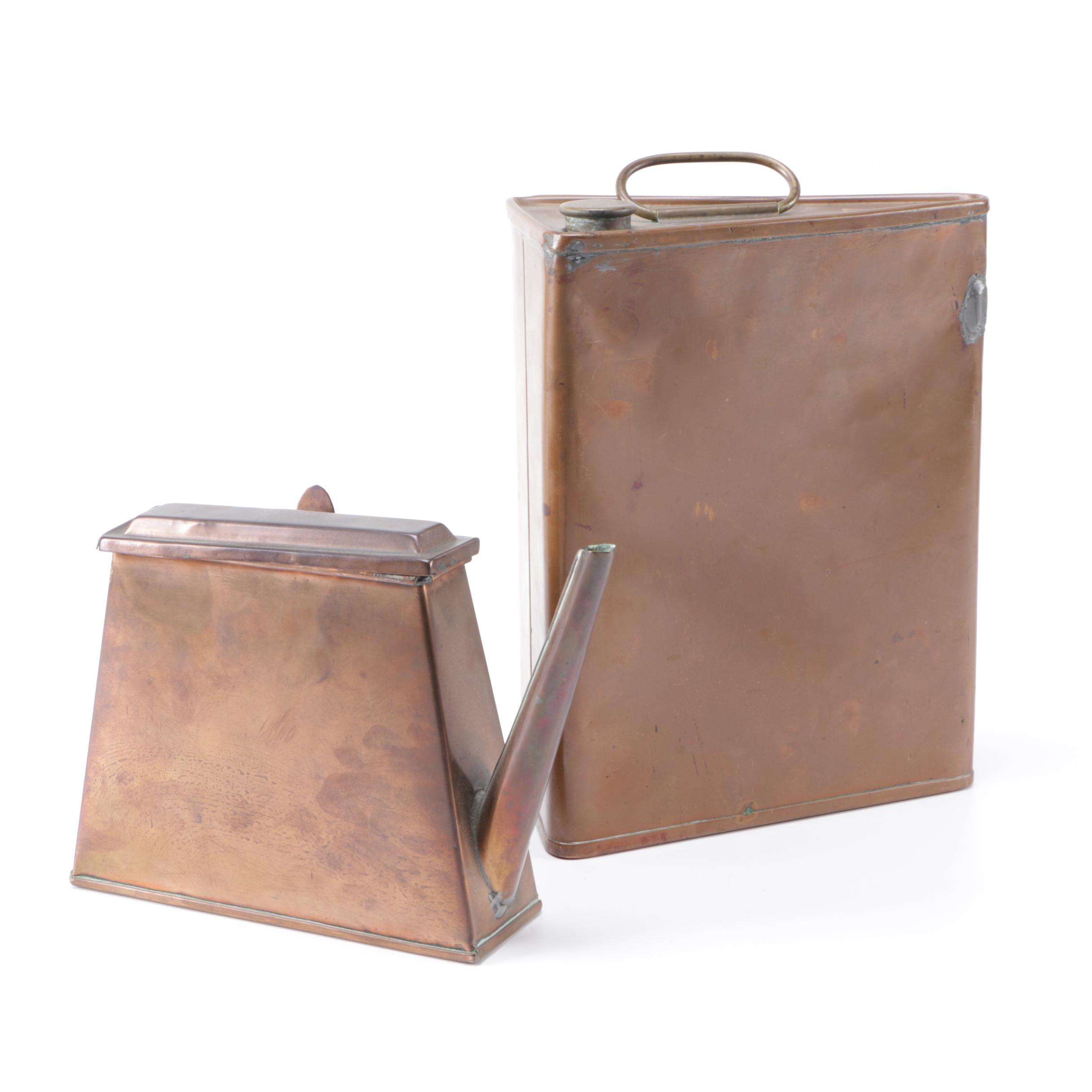 Vintage Copper Containers