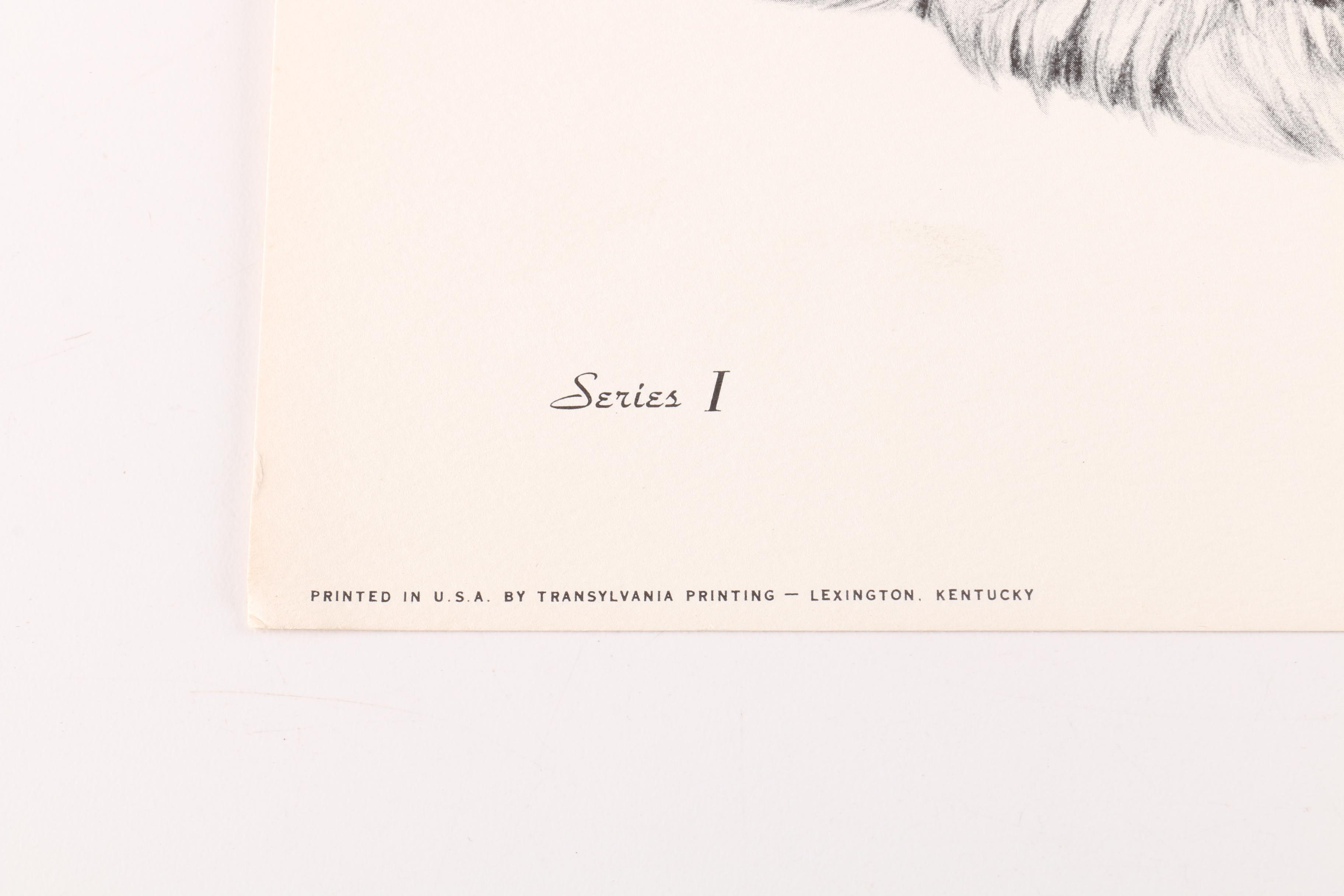 Offset Lithographs Featuring Robert Mason Combs