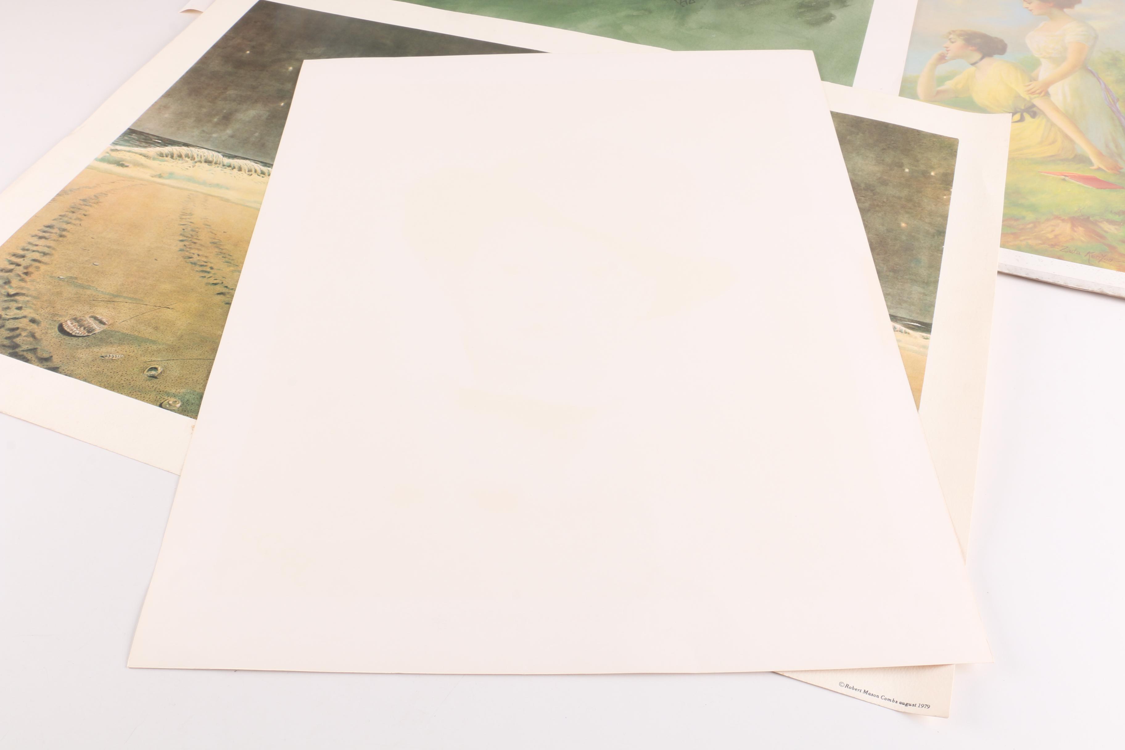 Offset Lithographs Featuring Robert Mason Combs