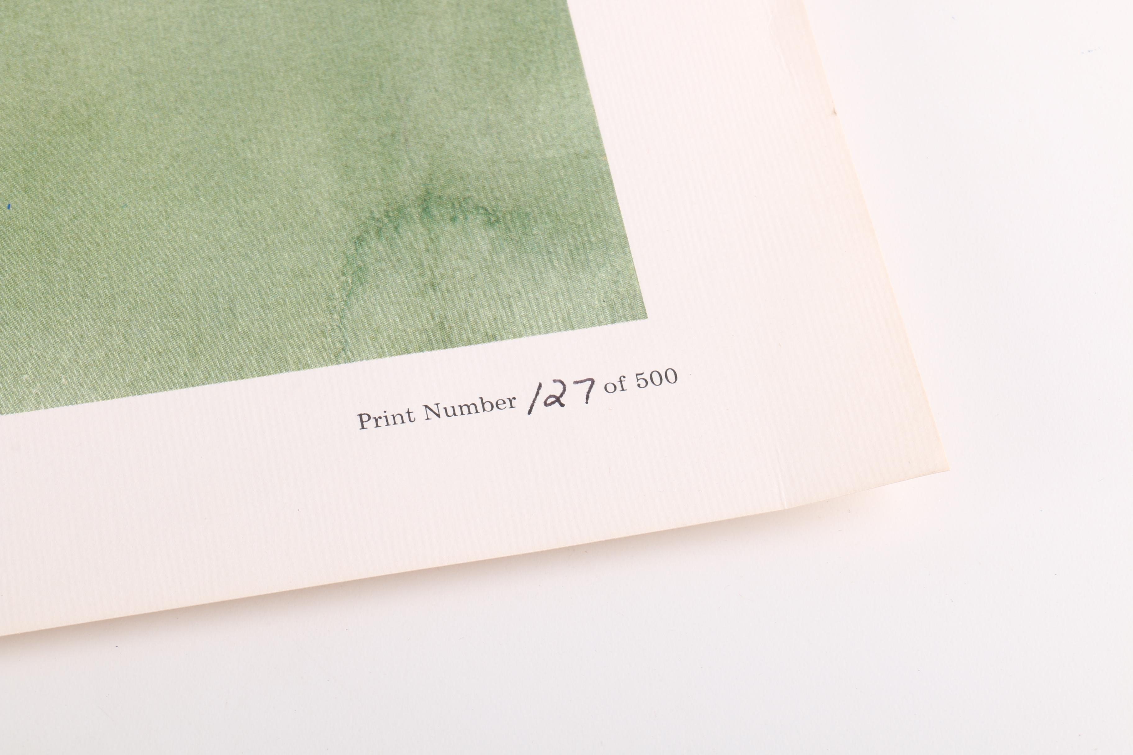 Offset Lithographs Featuring Robert Mason Combs